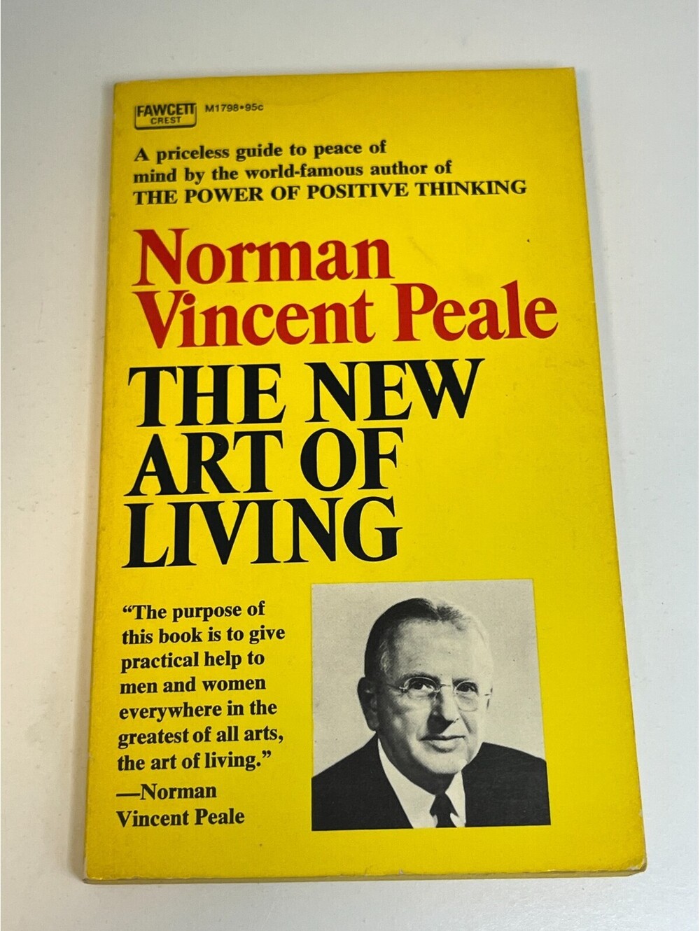 The New Art of Living Norman Vincent Peale Fawcett Crest Vintage Paperback
